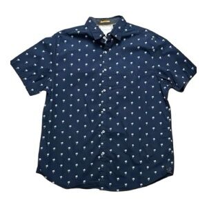 Denim & Flower Men Shirt
X Large Blue Anchor Button Up
Short Sleeve Slim Fit